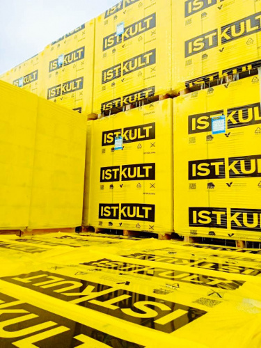 Газобетонные блоки Istkult Егорьевск D500 625х300х250 стеновые